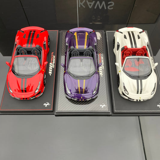 BBR 1/18 Ferrari 488 pista Spider convertible limited edition car model