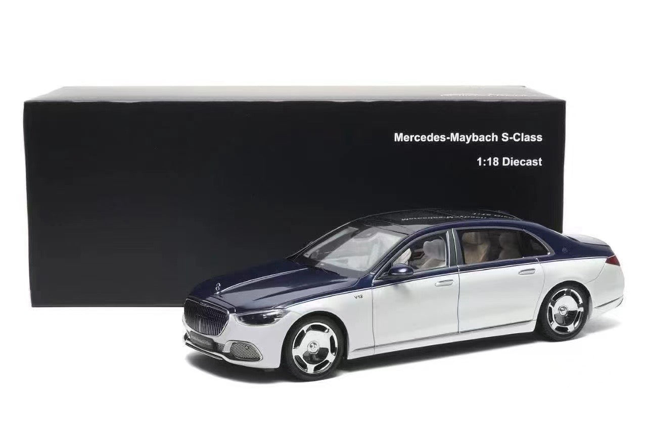 Almost Real 1/18 Mercedes-Benz Maybach S680 S-Class Alloy Fully Open Simulation Car Model Collection Ornament Gift