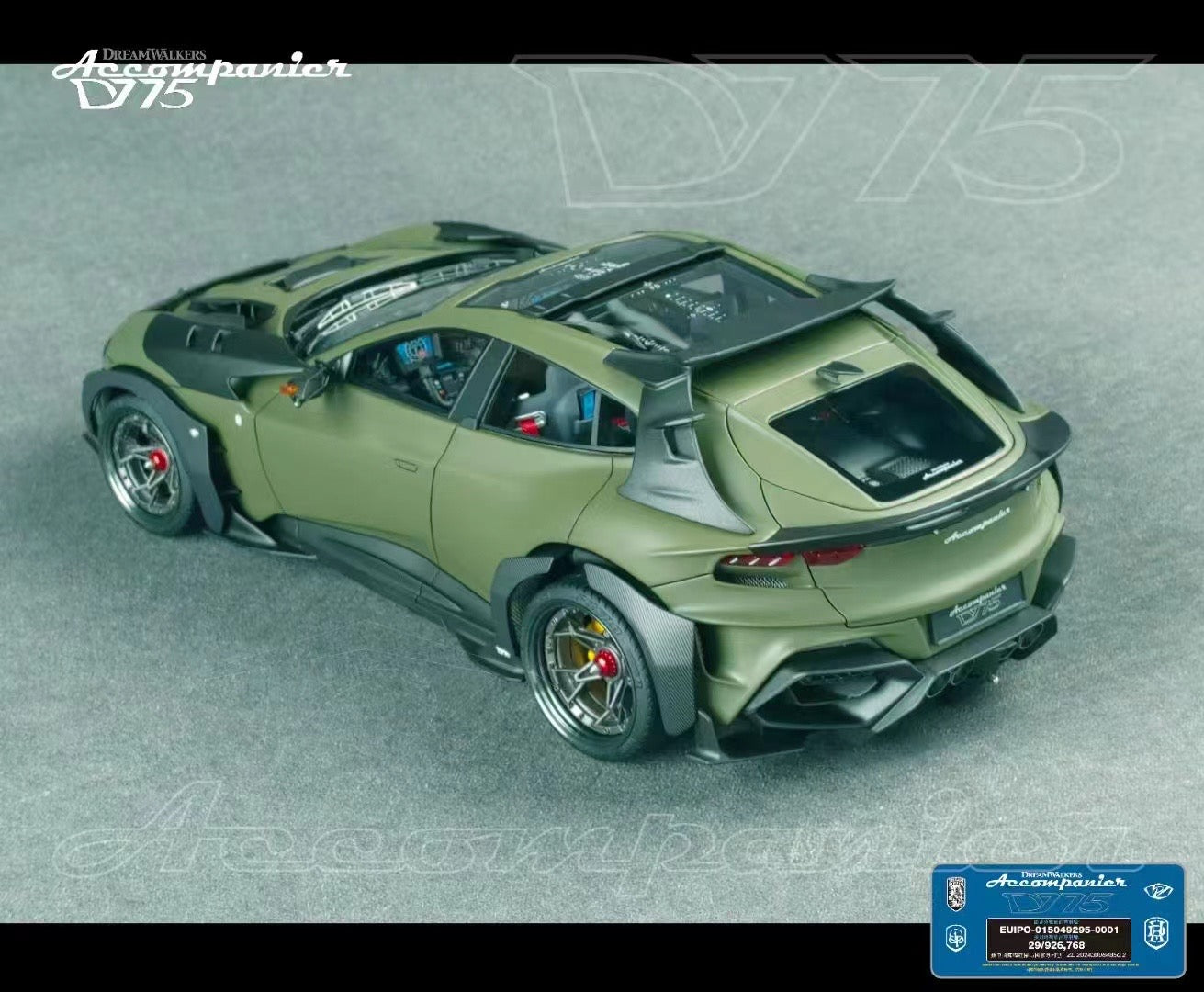 Dream Walkers 1/18 Ferrari Porsangue modified car model collection ornaments