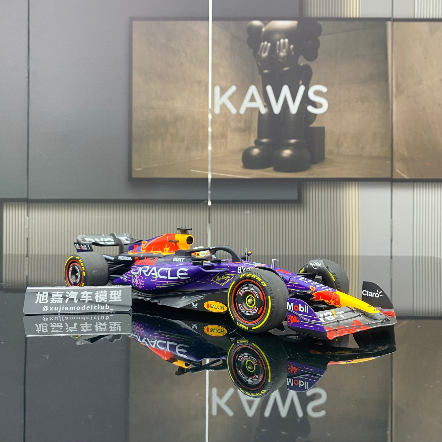 MINICHAMPS 1/18 ORACLE RED CULL RACING RB19 MAX VERSTAPPEN GANADOR DEL GP DE LAS VEGAS 2023