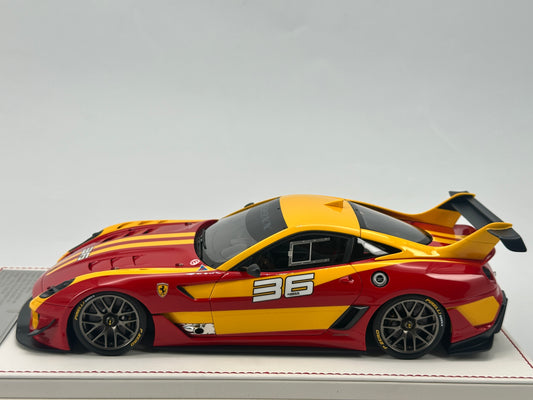 DG 1/18 Ferrari 599 XX Evo #36 Red Resin Car Model Ornaments