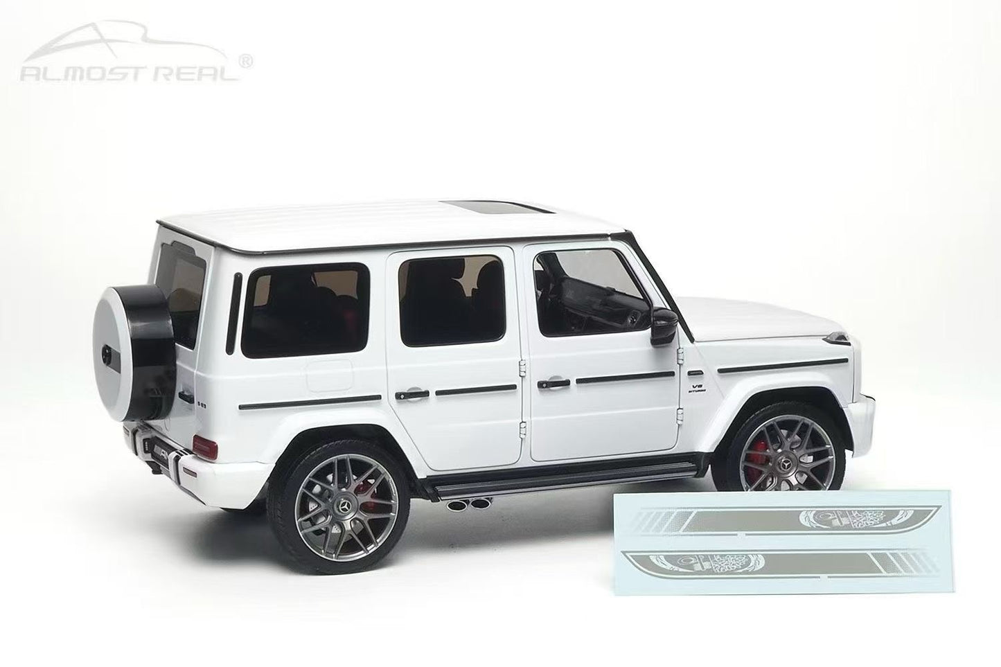 Almost Real 1/18 Mercedes-Benz G63 AMG 55th Anniversary 22 Simulated Car Models Collectible Ornaments