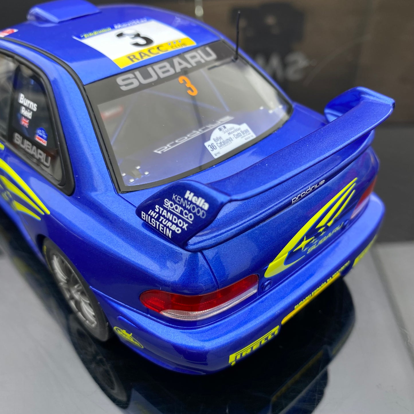 OTTO 1/18 Subaru IMPREZA S6 WRC Simulation Car Model Ornaments Gift OT472