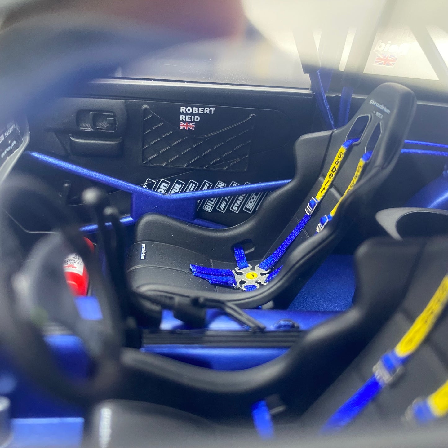 OTTO 1/18 Subaru IMPREZA S6 WRC Simulation Car Model Ornaments Gift OT472