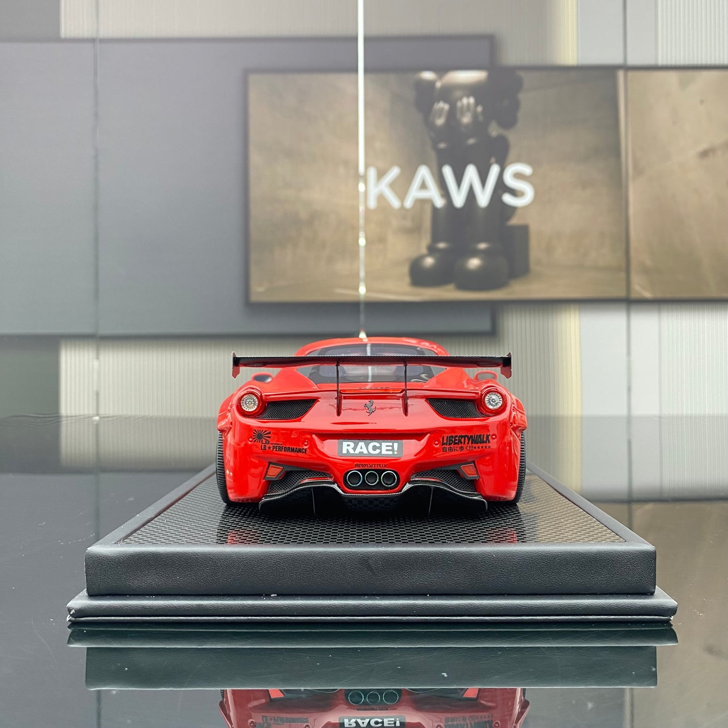 BBA CAR MODEL 1/18 Ferrari 458 GT simulation car model ornaments