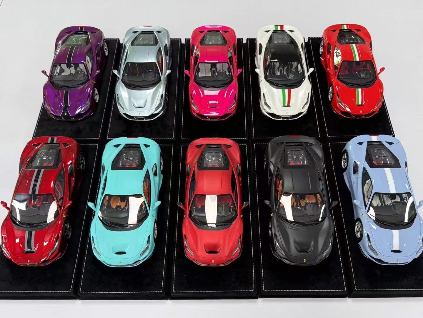 HH Model 1/18 Ferrari F8 Tributo Limited Edition Simulation Model Car Model