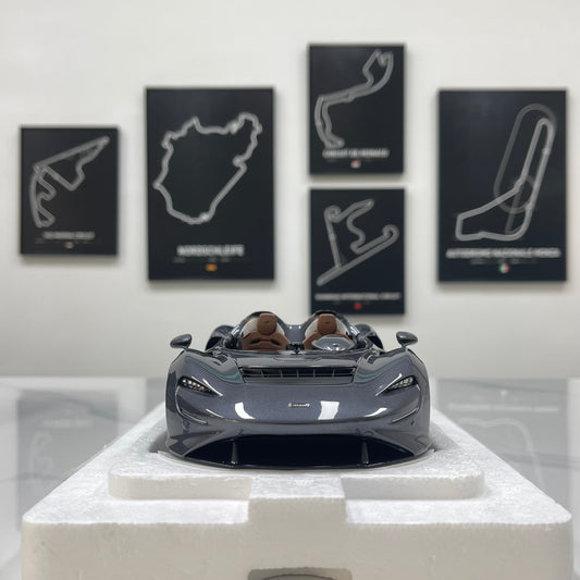 LCD 1/18 McLaren Elva Diecast Model – Metallic Grey (LCD18015-HGM)