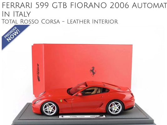 BBR Ferrari 599 GTB FIORANO 2006 AUTOMATIC GEAR automatic transmission simulation car model