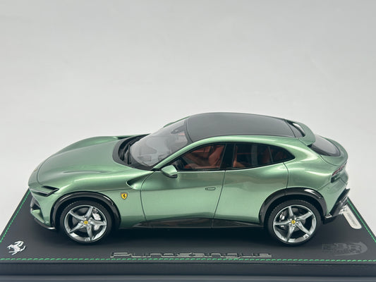 BBR 1/18 Ferrari PUROSANGUE Dora Green Simulation Model Car P18219PLF