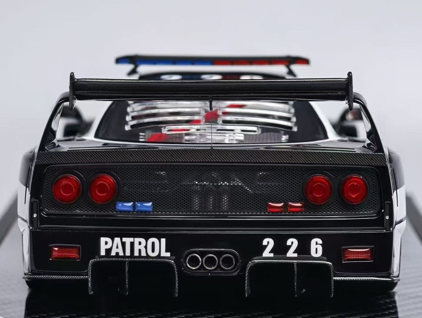 Vip Scale Models 1/18 Ferrari LB-F40 Need for Speed Police Car Painted Resin Model