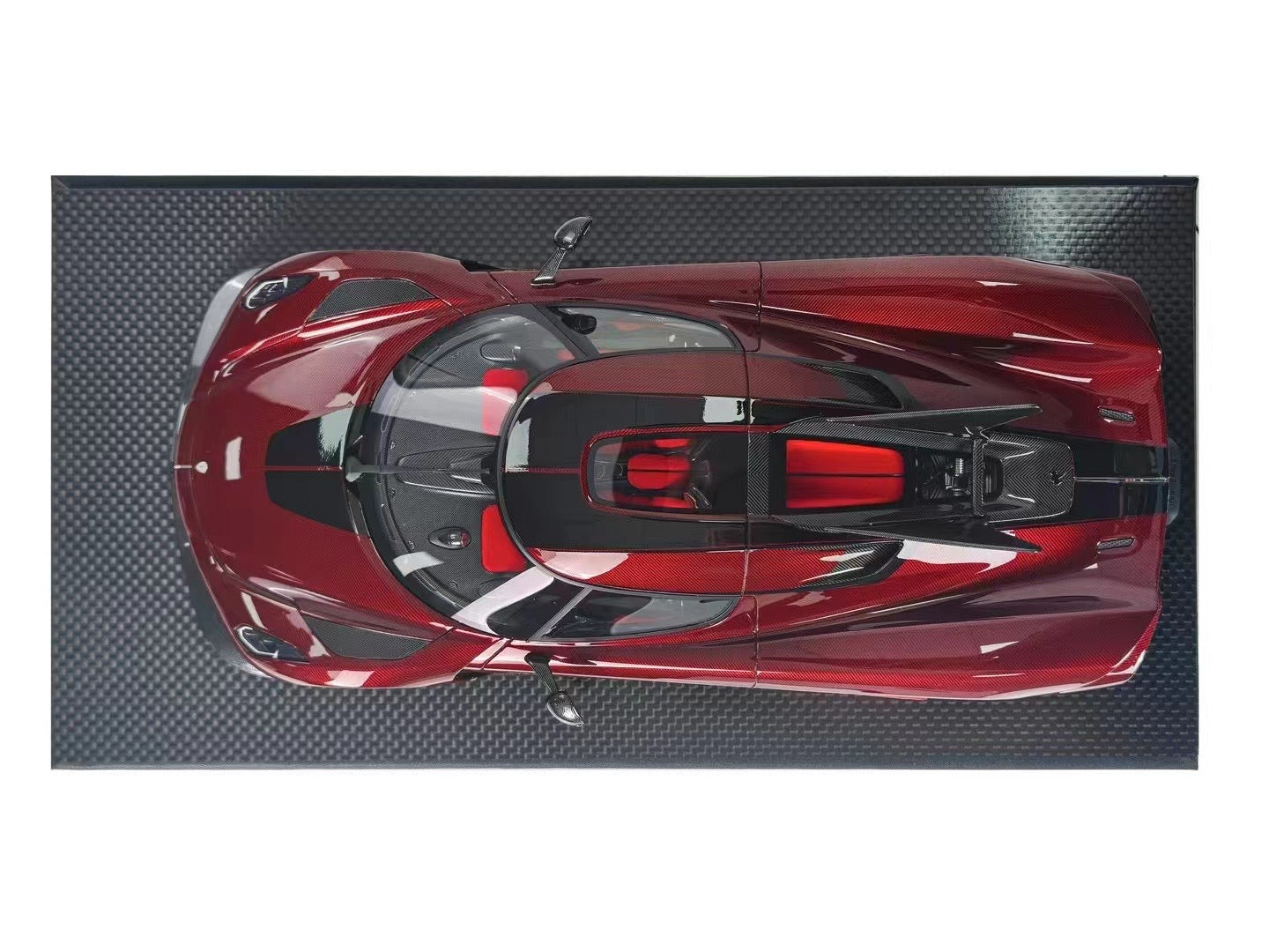 Frontiart 1/18 Koenigsegg Jesko Absolute Edition Carbon Black Simulation Car Model