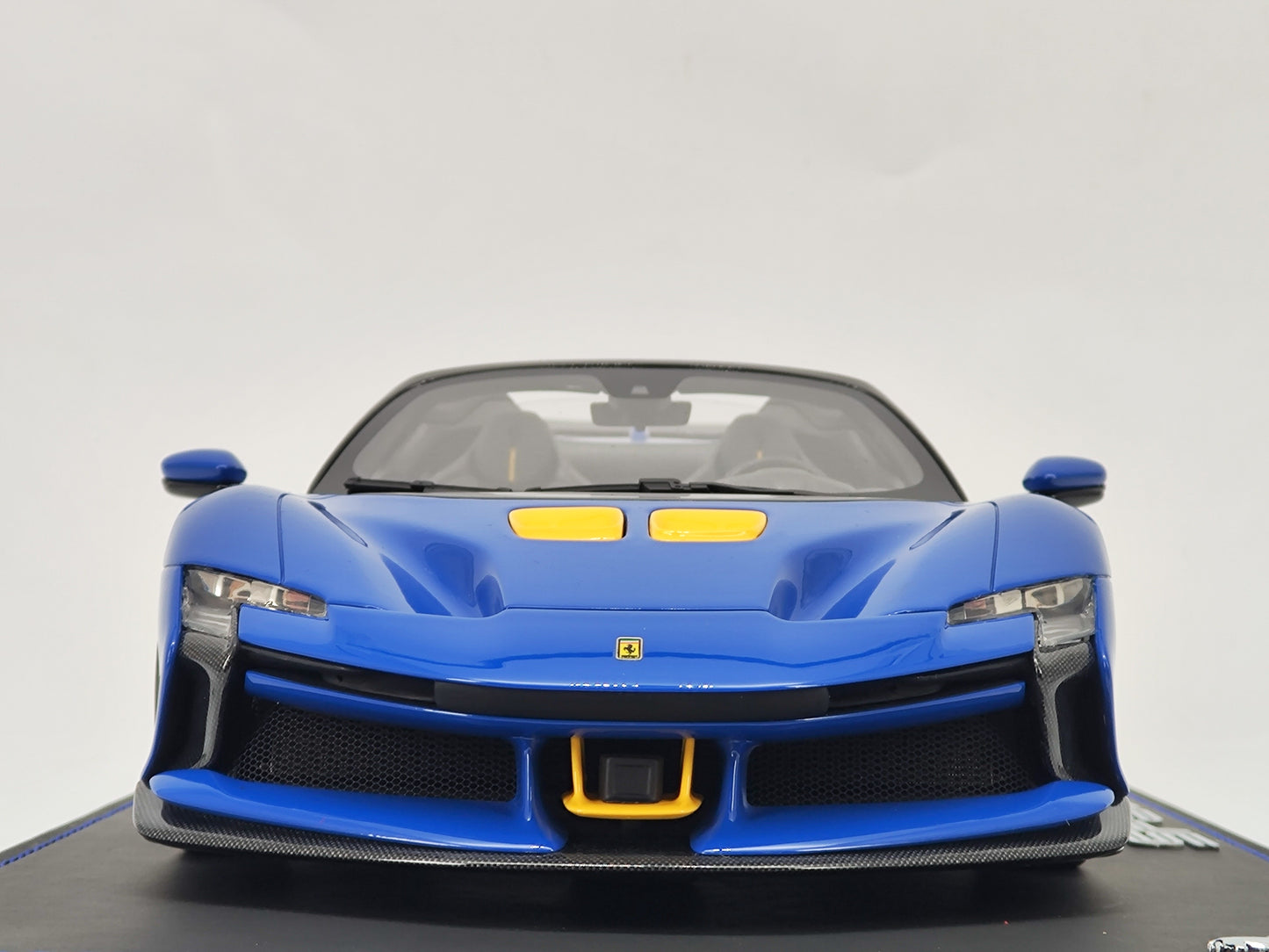 BBR 1/18 Ferrari SF90 XX Spider Blue Resin Closed Model Car