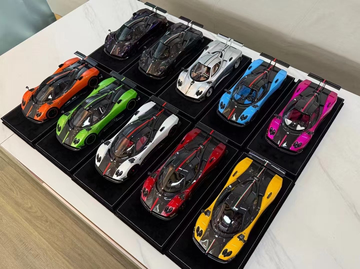 HH Model 1/18 Pagani Cinque Limited Edition Simulation Car Model Ornaments
