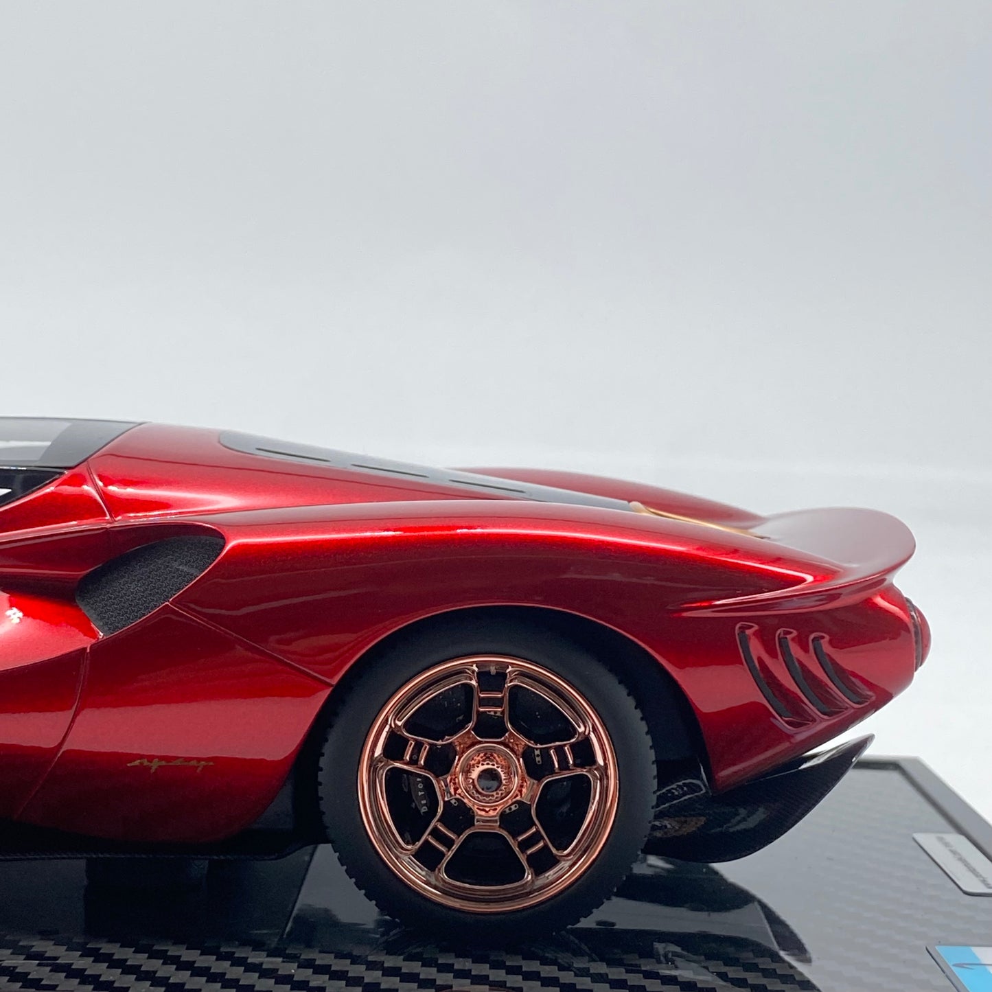 PEAKO 1/18 DE Tomaso P72 Metallic Red Limited Edition Car Model