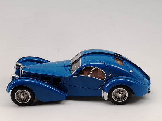 AUTO Art 1/18 Bugatti 57S ATLANTIC 1938 Atlantic Blue Simulation Model Car