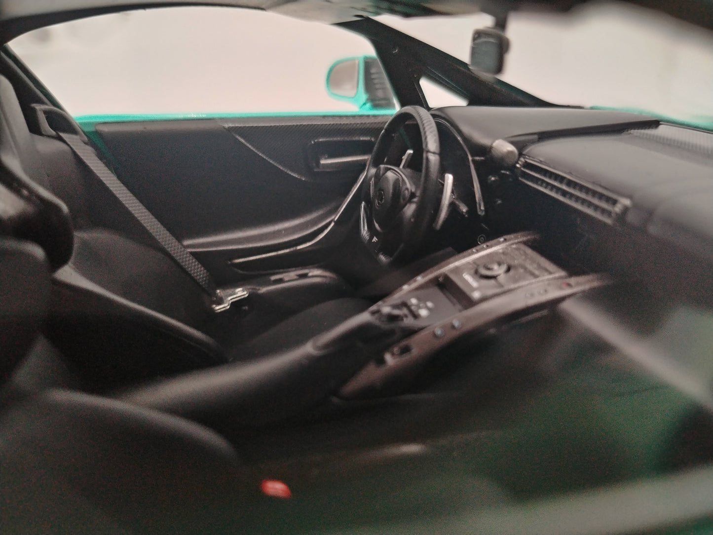 WELL 1/18 Lexus LFA Tiffany Blue Alloy Car Model