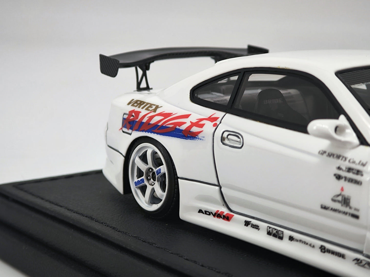 IG 1/43 Nissan s5 Silvia with engine simulation car model birthday gift ornaments