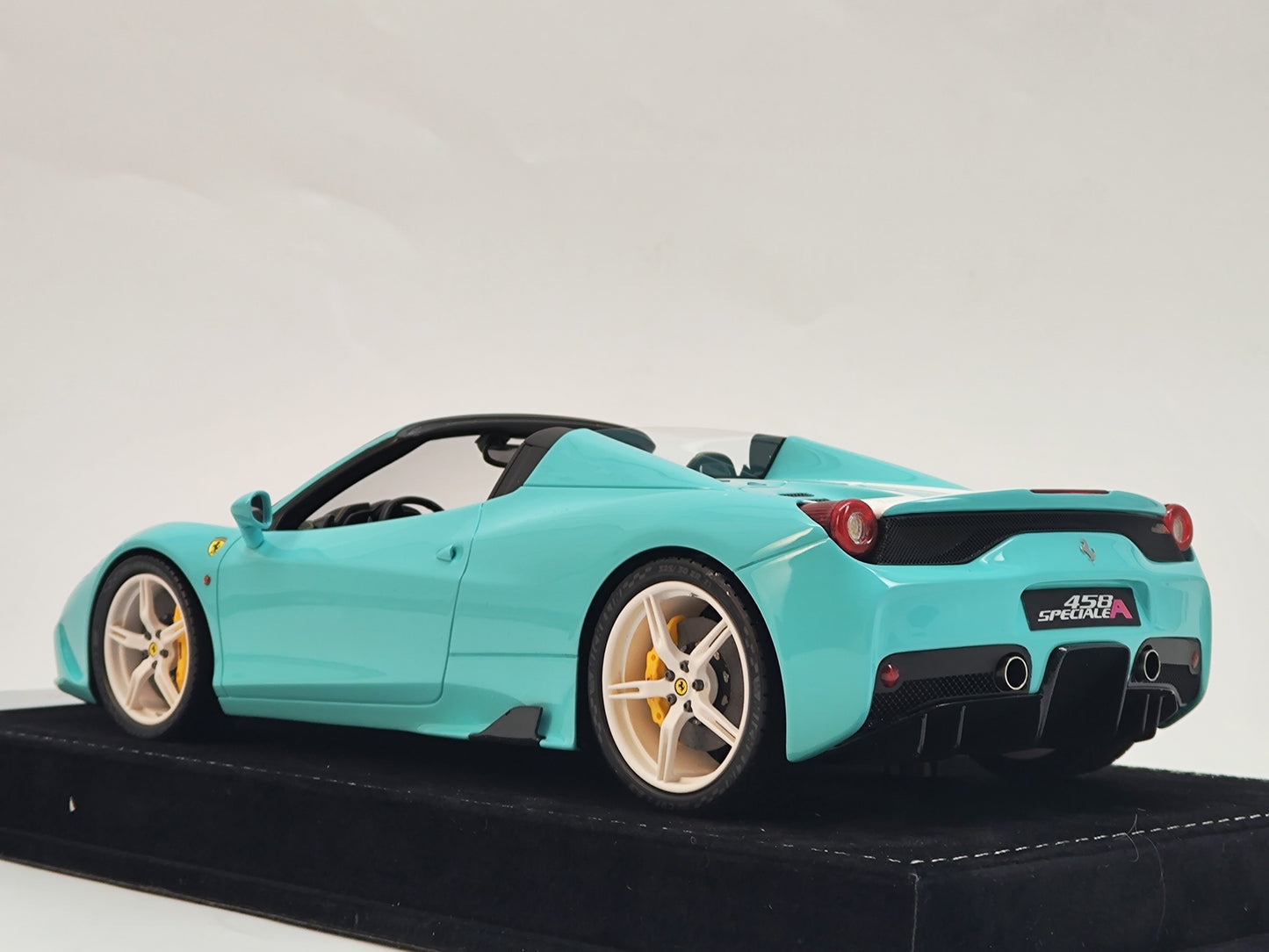 HH 1/18 Ferrari 458SP Tiffany Green Simulation Car Model