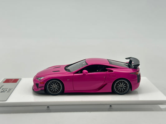 MAKEUP 1/43 Lexus LFA Nurburgring Package Rose Pink Simulation Model Car