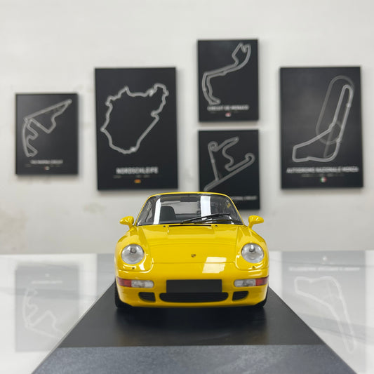 MINICHAMPS 1/18 Porsche 911 (993) Turbo (1995) Yellow 155061172