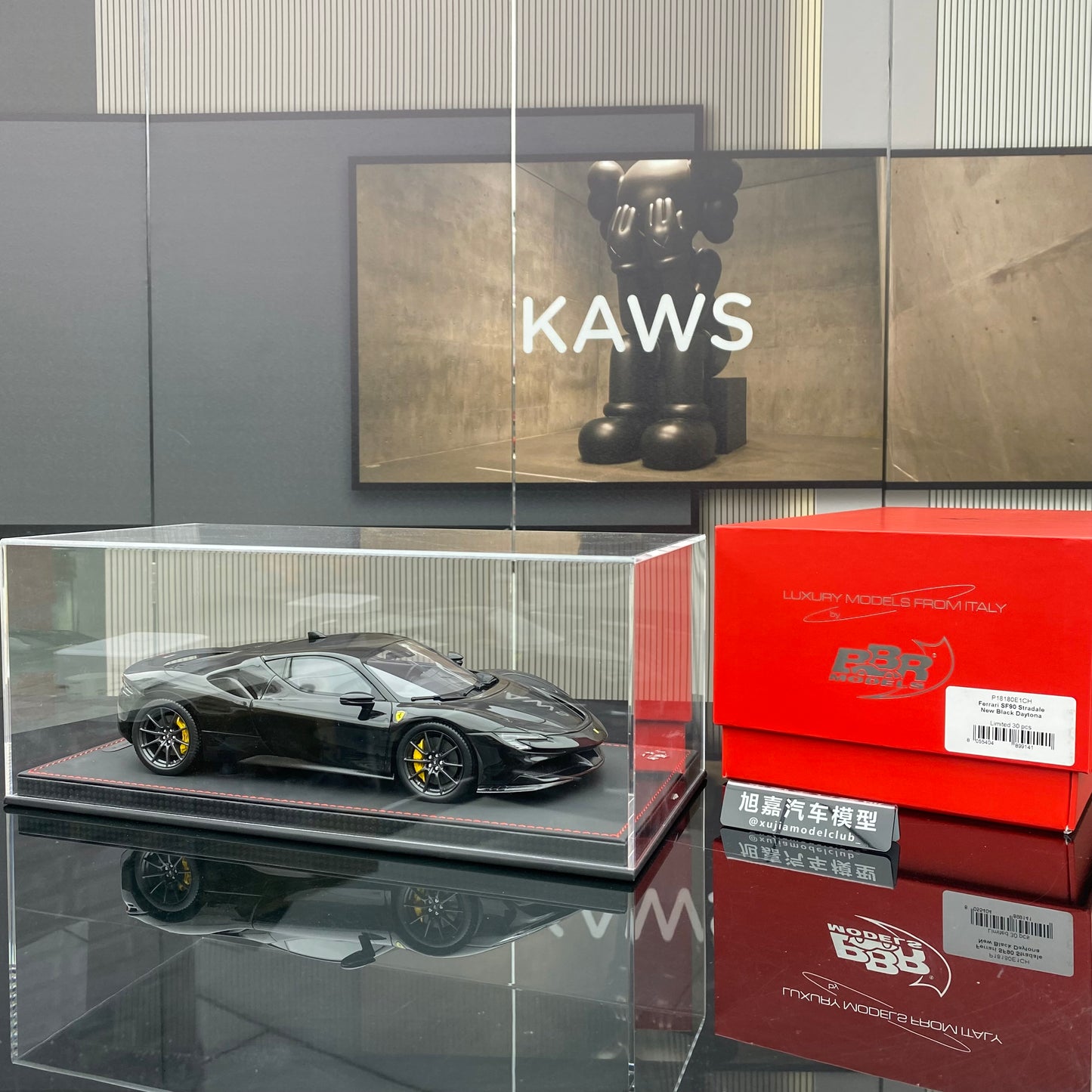 BBR 1/18 Ferrari SF90 Stradale Limited Edition Simulation Car Model Ornaments