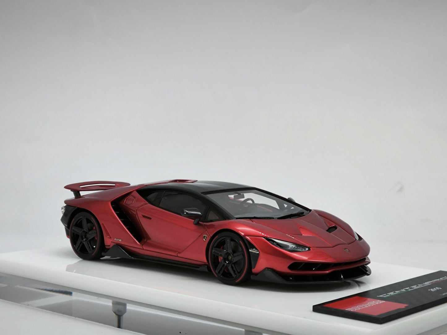 makeup 1/43 Lamborghini Centenario LP770-4 Metallic Red Limited Edition Car Model