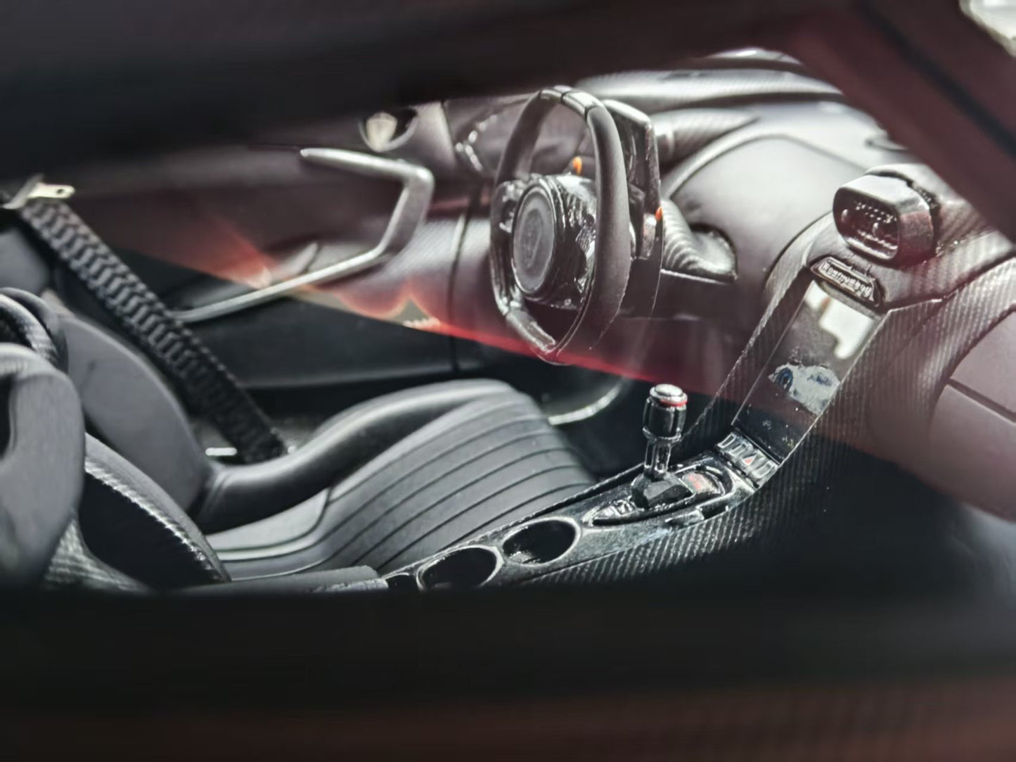 FA 1/18 Koenigsegg Jesko Absolut Carbon Black Resin Model Car
