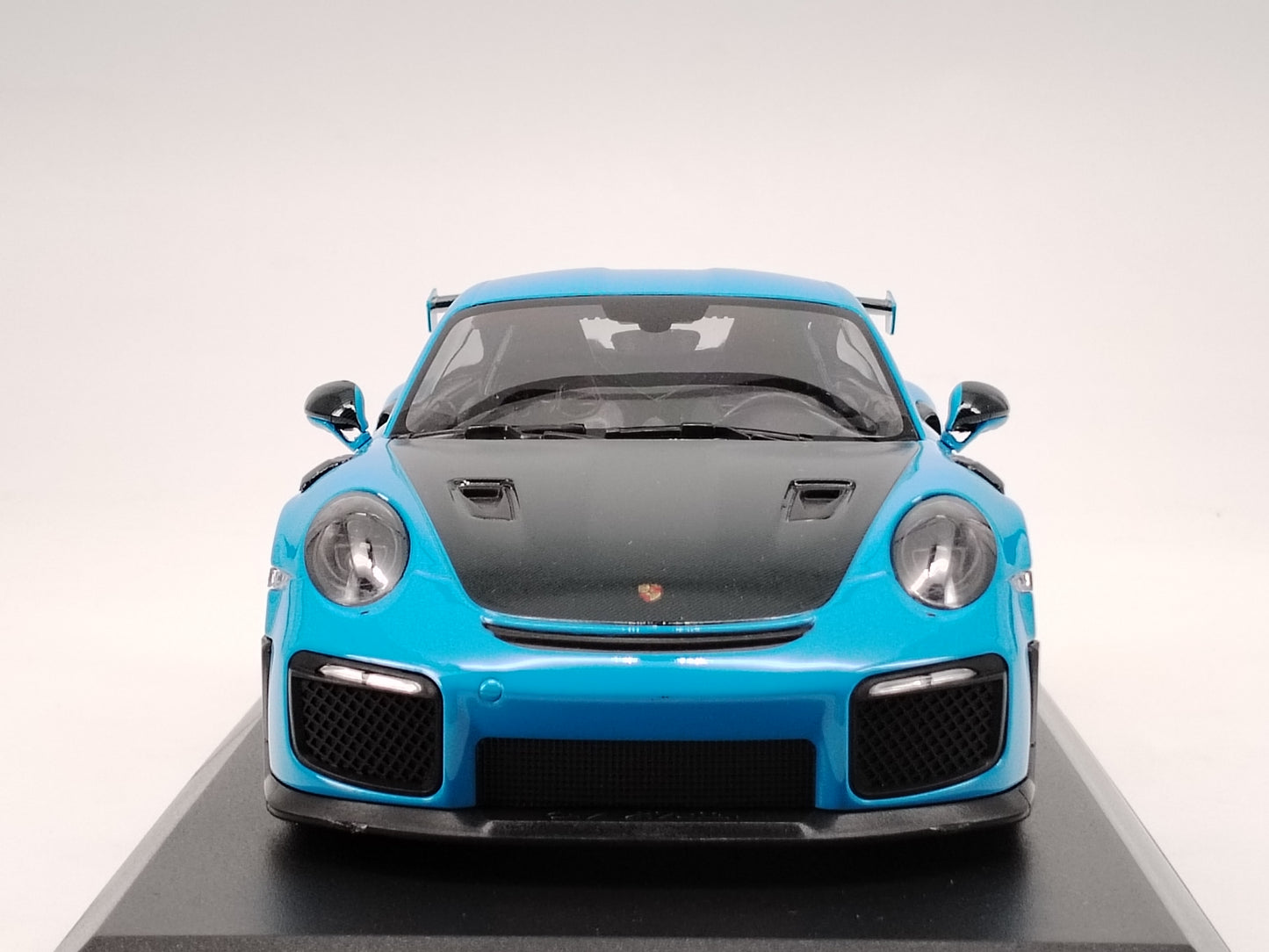 MINICHAMPS 1/18 Porsche 911 (991.2) GT2RS blue alloy car model 155068308
