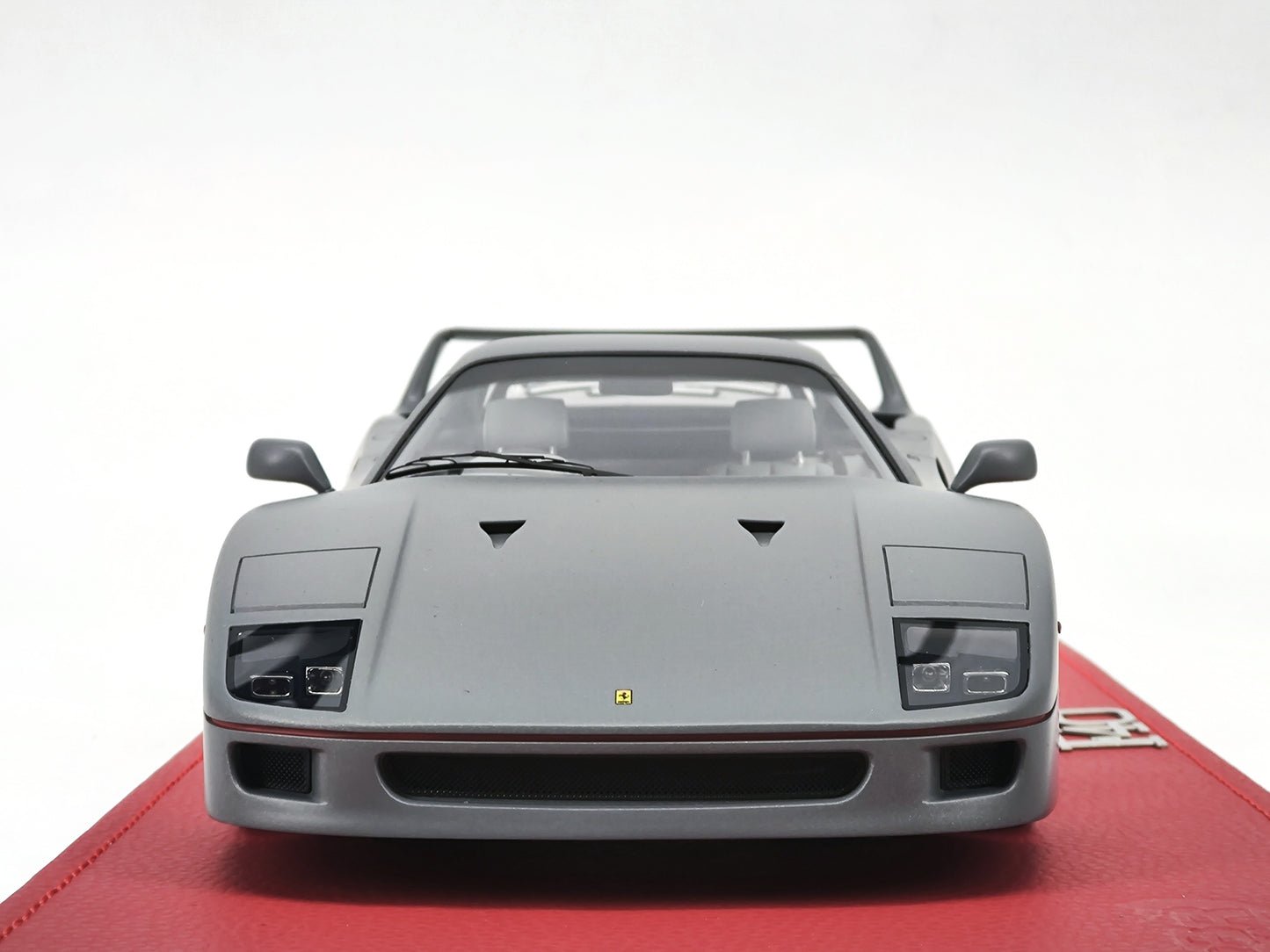 BBR 1/18 Ferrari F40 Grey Simulation Car Model
