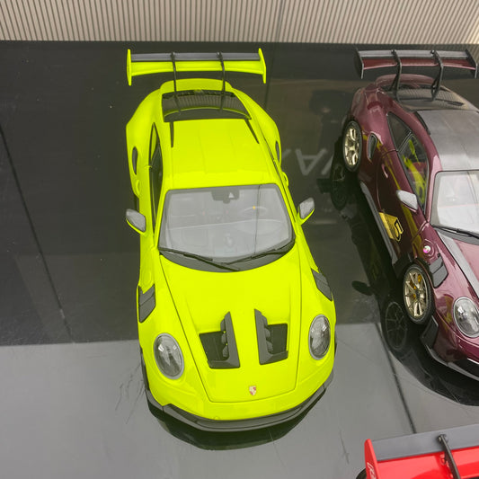MINICHAMPS 1/18 Porsche 911 992 GT3RS Simulation Alloy Car Model Collection Price 1389-1428yuan