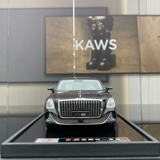 MOTORHELIX 1/18 Hongqi Guoya model limited edition simulation resin car model collection