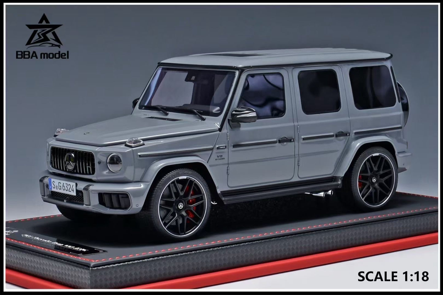 BBA model 1/18 2025 Mercedes-Benz-G63 AMG limited edition resin car model