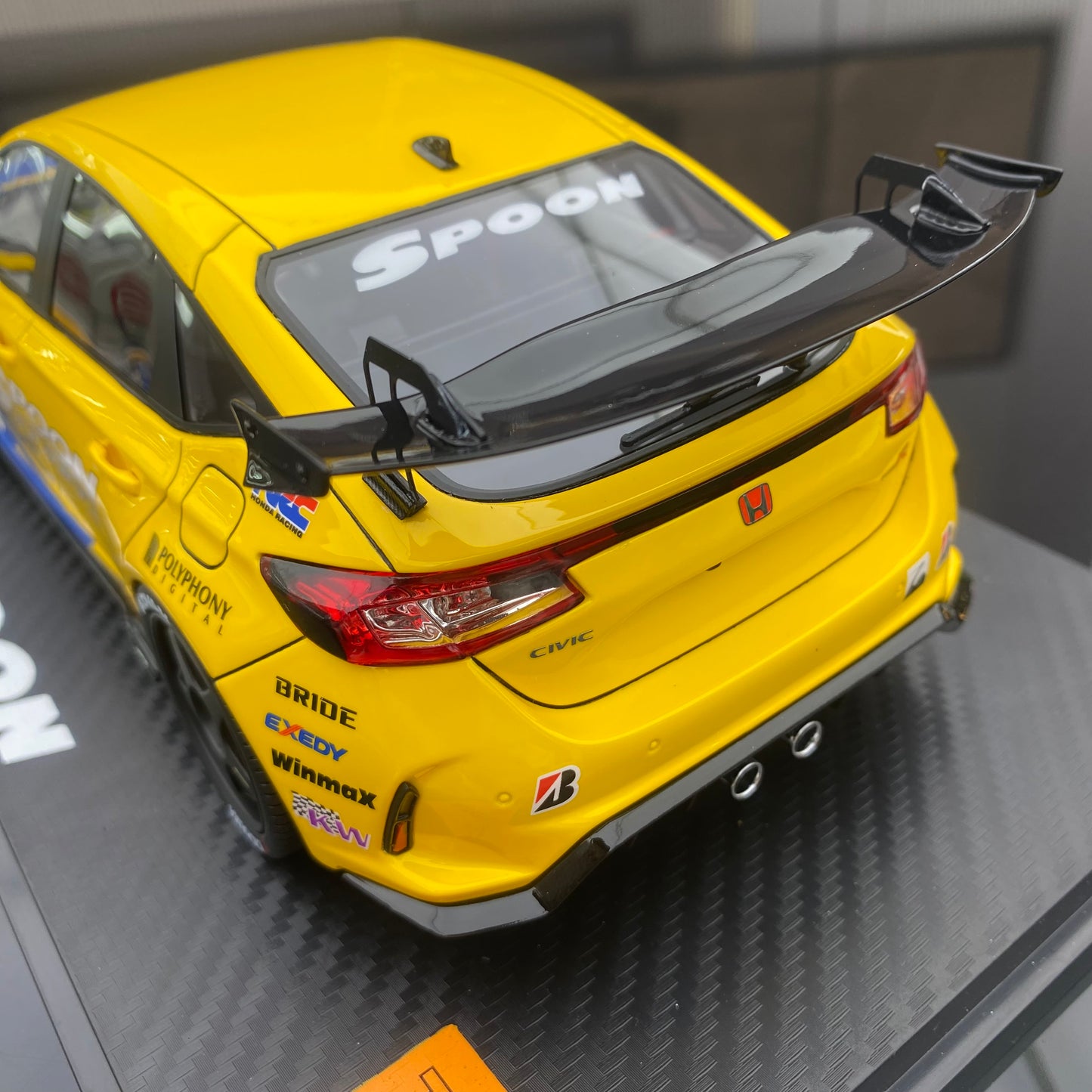 Peako 1/18 Honda Civic Type R FL5 Spoon resin car model for gift giving