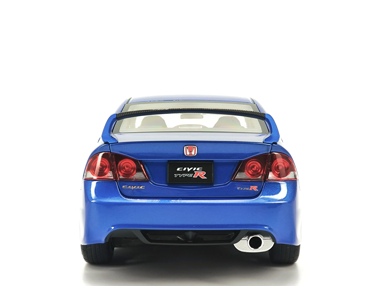 MH 1/18 Honda Civic Type R FD2 Blue Alloy Car Model