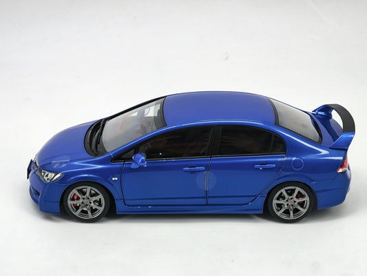 MH 1/18 Honda Civic Type R FD2 Blue Alloy Car Model