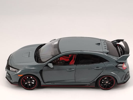 LCD 1/18 Honda Civic TYPE R FK8 Gray Diecast Car Model