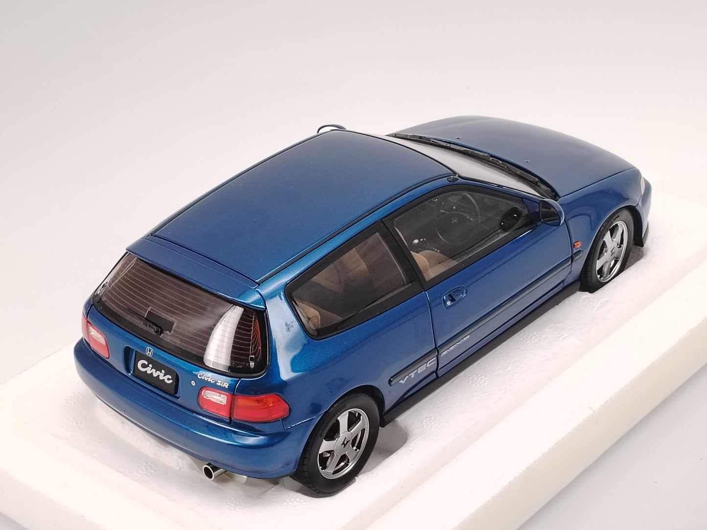 LCD 1/18 Honda EG6 SiR Blue Alloy Model Car Birthday Gift