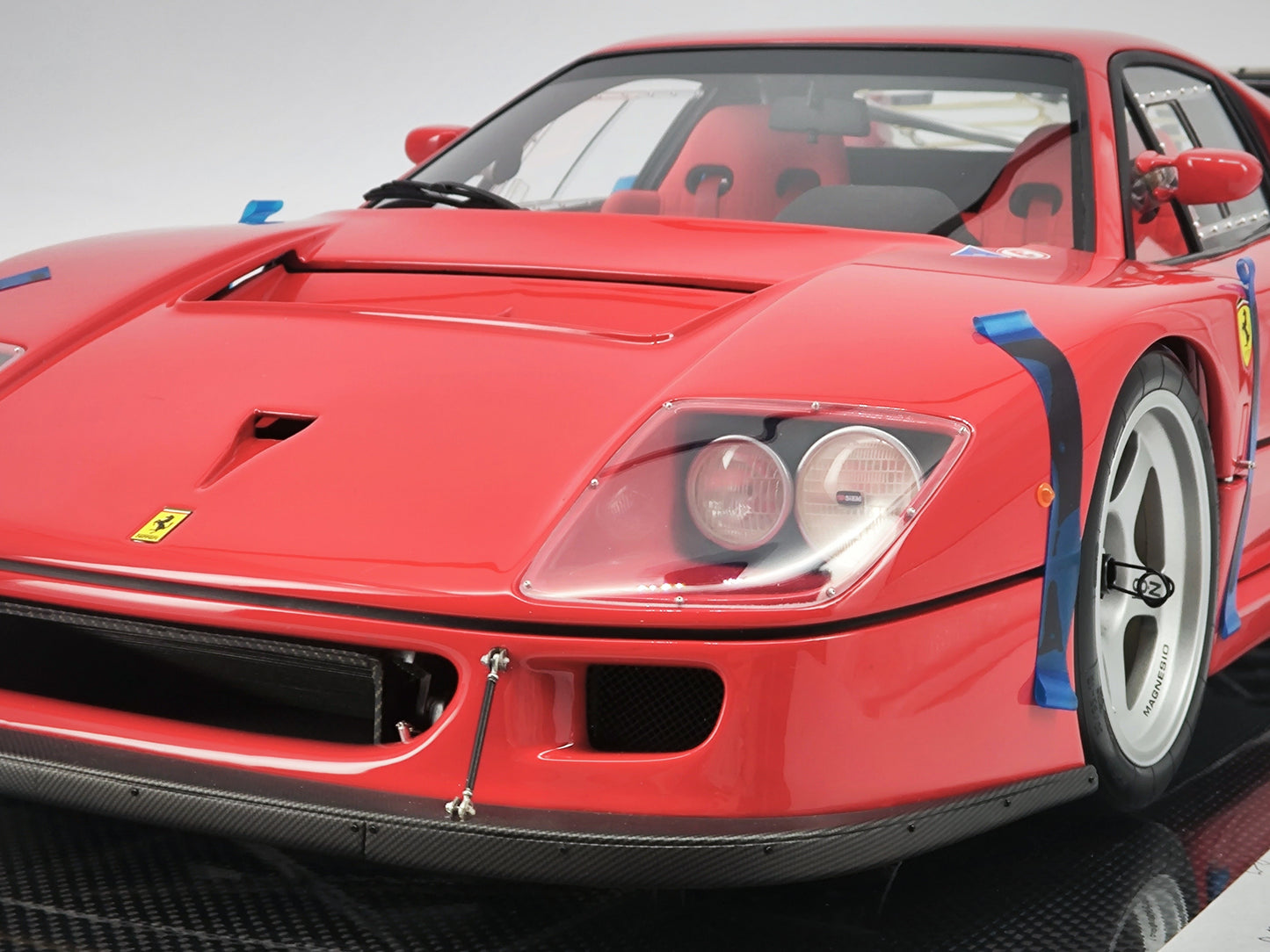Amalgam 1/8 Ferrari F40 Racing Edition High-end Simulation Car Model Ornaments