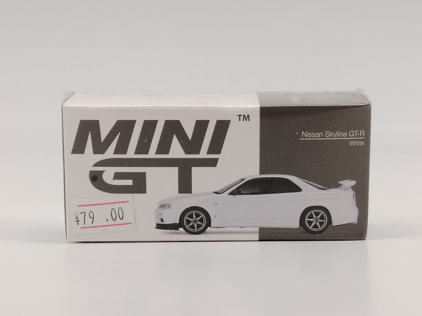 MINIGT 1/64 Nissan Skyline GT-R (R34) V-Spec N1 White Alloy Model MGT00397