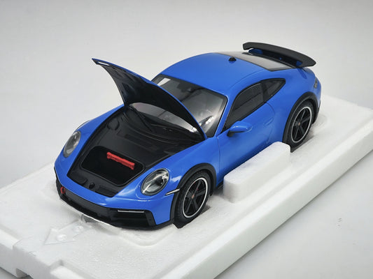 MINICHAMPS 1/18 Porsche 911 DAKAR Blue Alloy Car Model