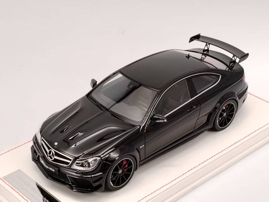 NA 1/18 Mercedes-Benz C63 AMG Black Series Black Resin Model Car
