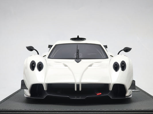 BBR 1/18 Pagani Huayra R White Simulation Car Model