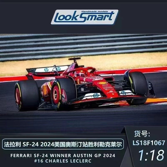 pre-sell Looksmart 1/18 1/43 Ferrari SF-24 Austin Racing Model