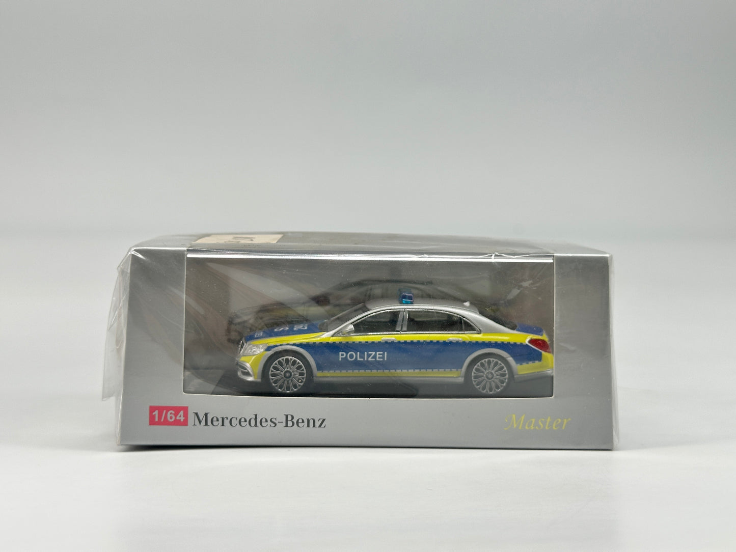 MASTER 1/64 Mercedes-Benz Maybach Police Car Alloy Vehicle MST006