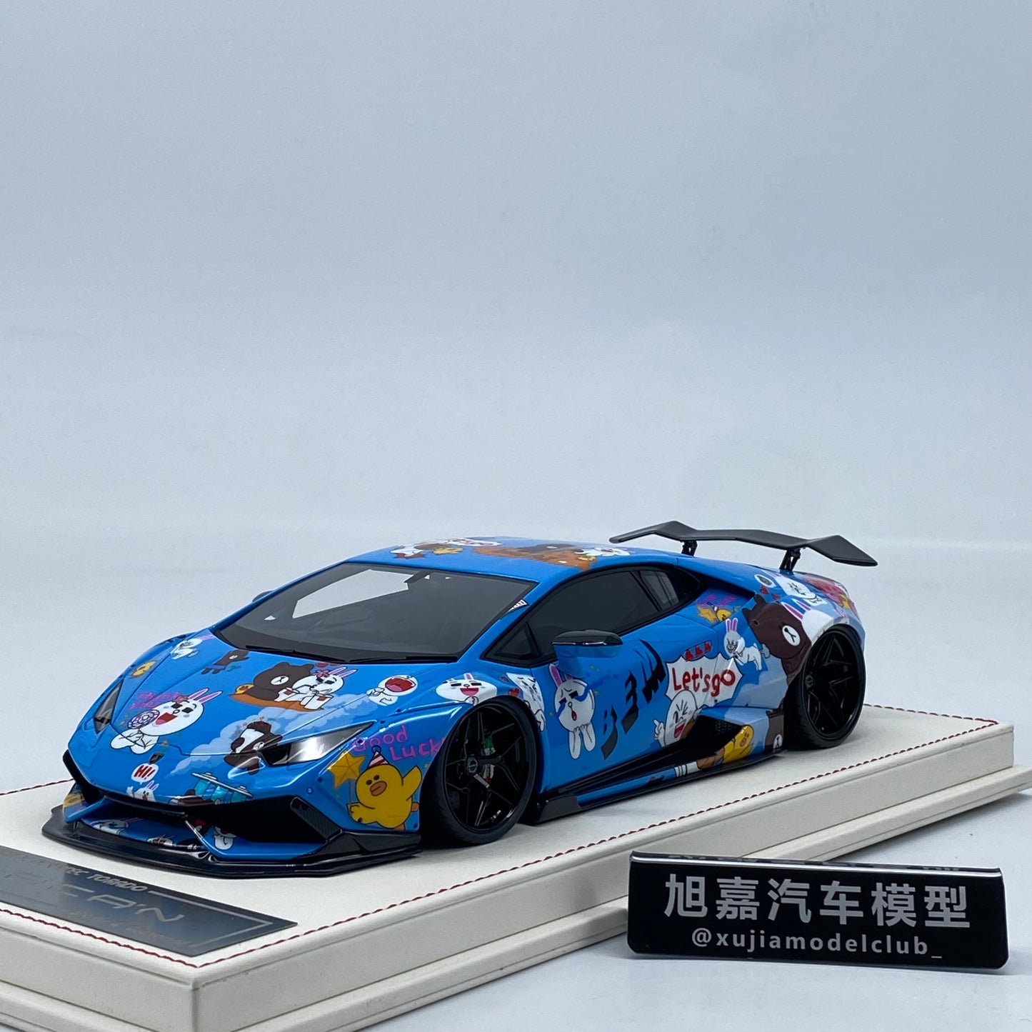 DG 1/18 Lamborghini HURACAN LB+NOVITEC LINE Limited Edition Car Model Collection