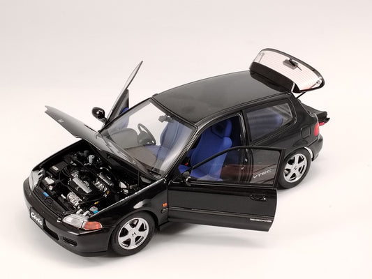 LCD 1/18 Honda EG6 SiR (SiRII) in Black, Die-cast Model Car Collectible