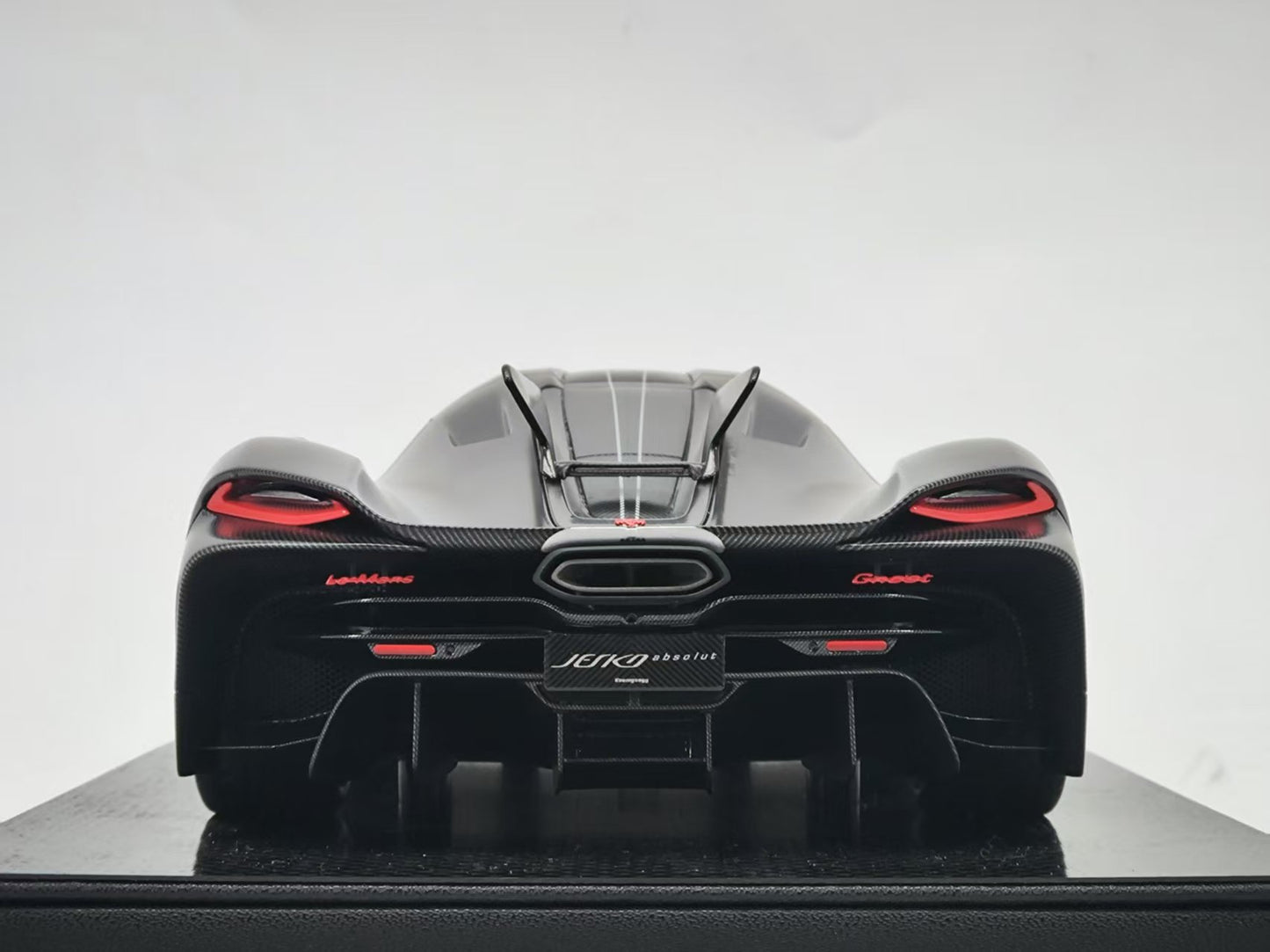 FA 1/18 Koenigsegg Jesko Absolut Carbon Black Resin Model Car