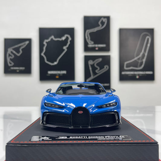 BBA MODEL 1/18 Bugatti Chiron Profilée Blue