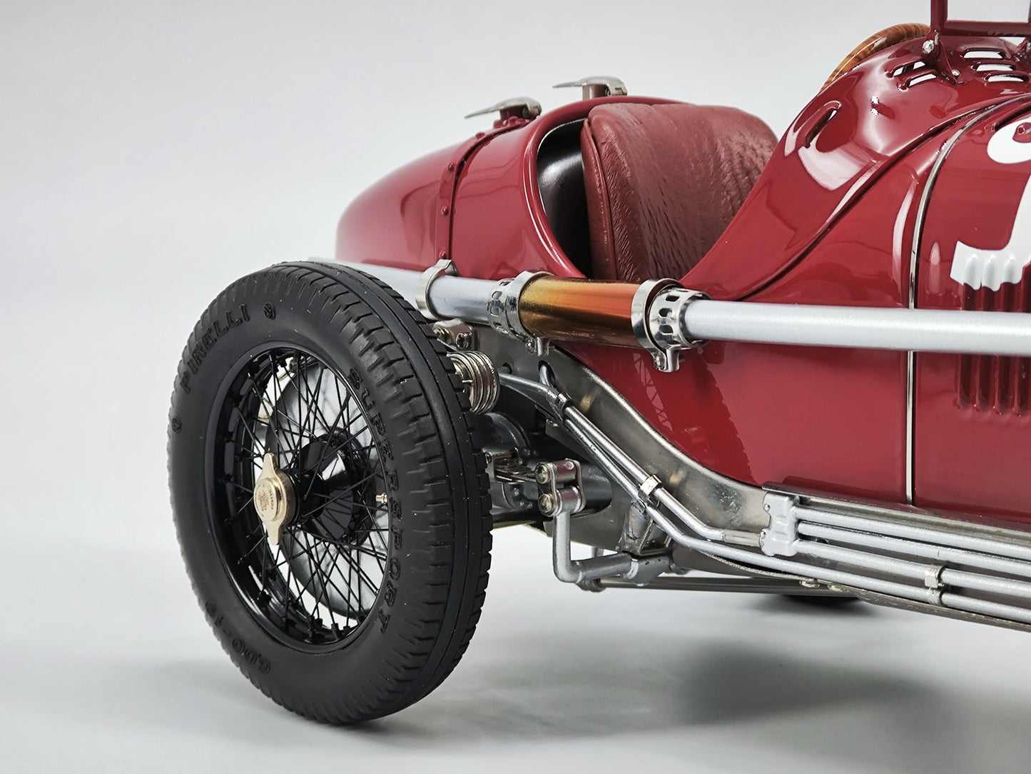 CMC 1/18 Alfa Romeo P3 Caracciola #95 Red Alloy Car Model M224