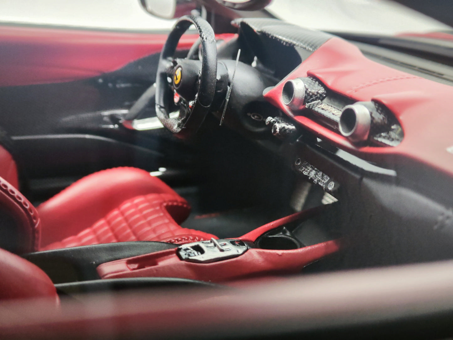 BBR 1/18 Ferrari 812 Competizione Metallic Black Limited Edition Car Model Ornaments